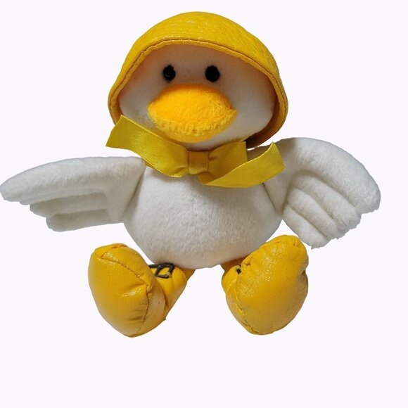 Papel Giftware Quackers Duck Plush Rain Boots Hat Easter Spring Stuffed Animal - Picture 1 of 6